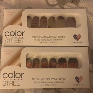 Brand new color street nails 2 sets